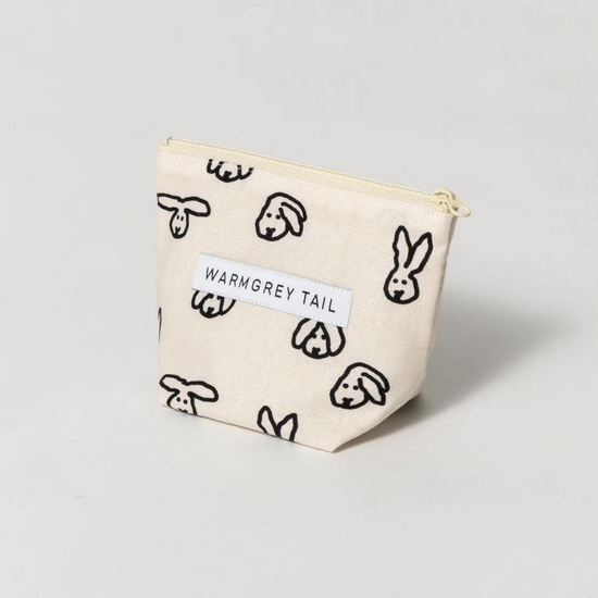 BUNNY STANDING POUCH - IVORY (3size)