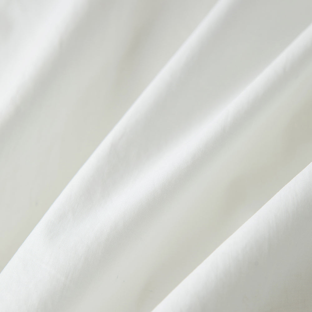 ELIANA Pintuck Ribbon Shirt - White